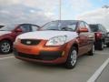 Sunset Orange - Rio LX Sedan Photo No. 1