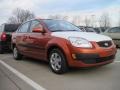 Sunset Orange - Rio LX Sedan Photo No. 3