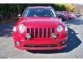 2007 Inferno Red Crystal Pearlcoat Jeep Compass RALLYE Sport 4x4  photo #2