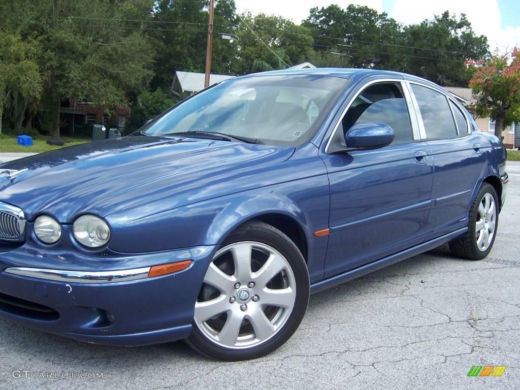 2004 X-Type 3.0 - Pacific Blue Metallic / Stone photo #4