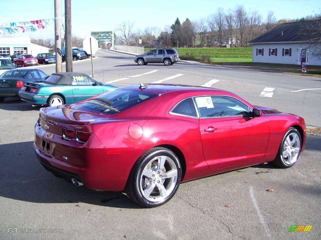 2010 Camaro SS Coupe - Red Jewel Tintcoat / Black photo #3