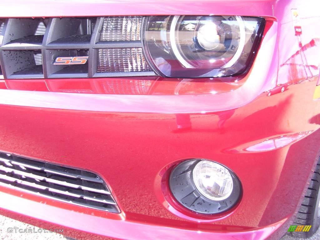 2010 Camaro SS Coupe - Red Jewel Tintcoat / Black photo #13