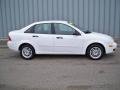 2007 Cloud 9 White Ford Focus ZX4 SE Sedan  photo #2