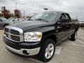 2007 Brilliant Black Crystal Pearl Dodge Ram 1500 Big Horn Edition Quad Cab 4x4  photo #7