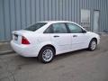 2007 Cloud 9 White Ford Focus ZX4 SE Sedan  photo #3