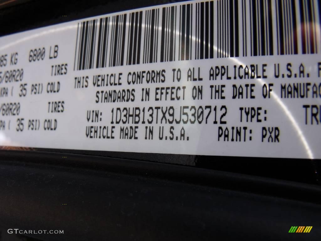 2009 Ram 1500 Big Horn Edition Crew Cab - Brilliant Black Crystal Pearl / Dark Slate/Medium Graystone photo #14