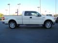 2007 White Sand Tri-Coat Ford F150 Lariat SuperCab 4x4  photo #2