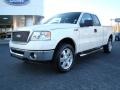 2007 White Sand Tri-Coat Ford F150 Lariat SuperCab 4x4  photo #6