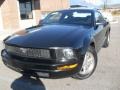 2008 Black Ford Mustang V6 Deluxe Coupe  photo #2