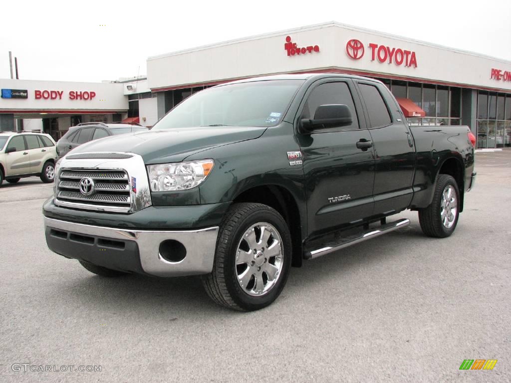 2007 Tundra SR5 Double Cab - Timberland Mica / Graphite Gray photo #2