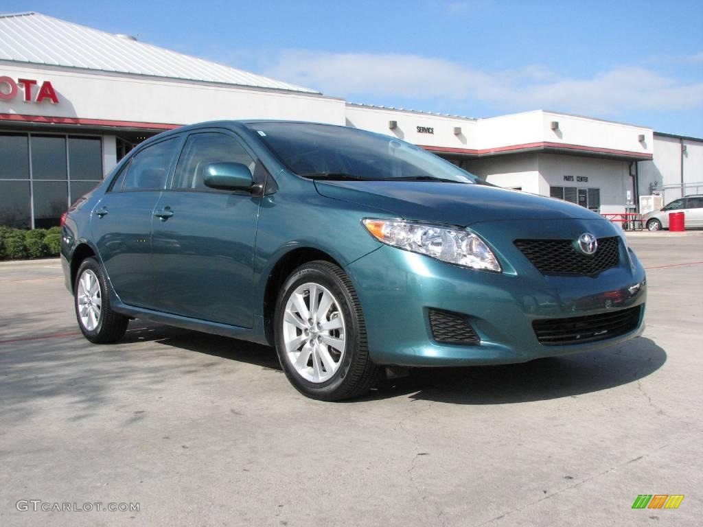 2009 Corolla LE - Capri Sea Green Metallic / Ash photo #1