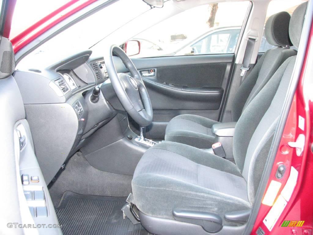 2008 Corolla S - Barcelona Red / Dark Charcoal photo #8