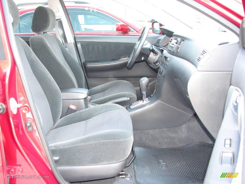 2008 Corolla S - Barcelona Red / Dark Charcoal photo #9