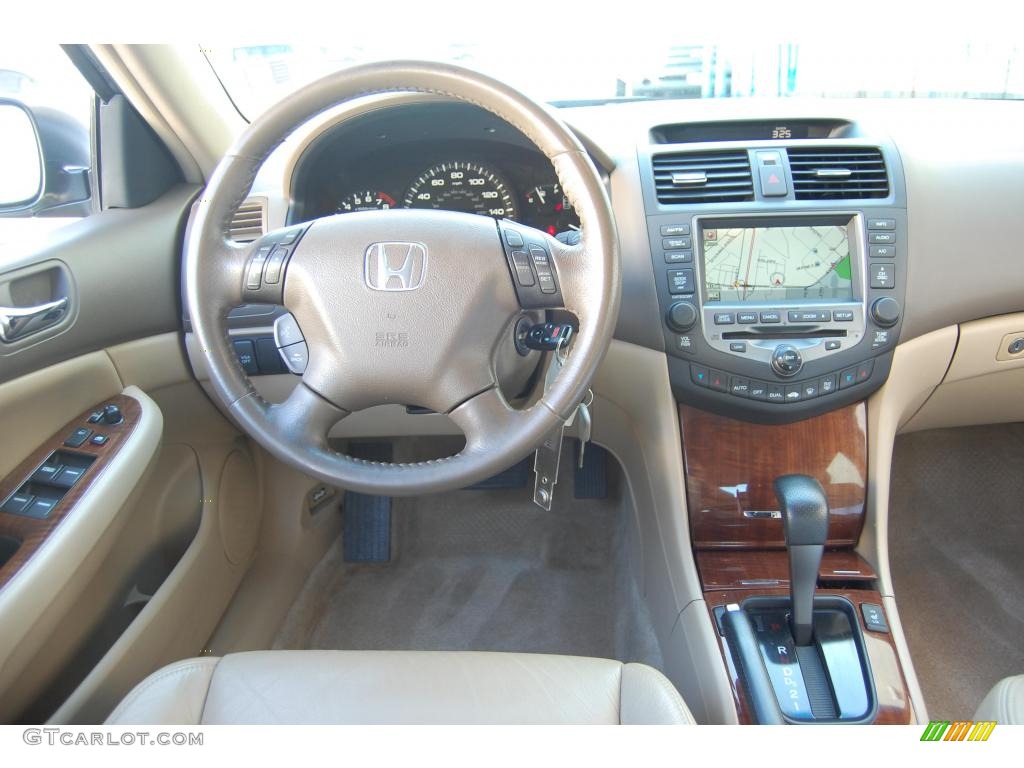 2007 Accord EX-L V6 Sedan - Carbon Bronze Pearl / Ivory photo #12