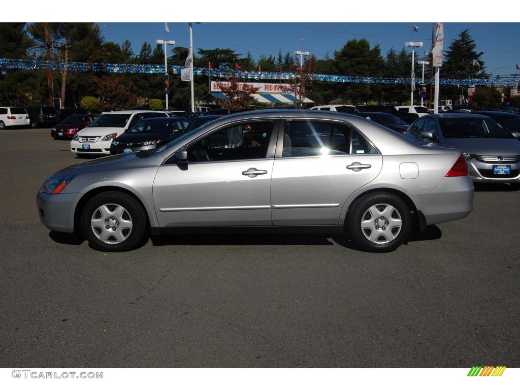 2006 Accord LX Sedan - Alabaster Silver Metallic / Gray photo #6