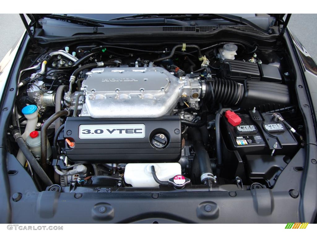 2007 Accord EX V6 Coupe - Nighthawk Black Pearl / Black photo #9