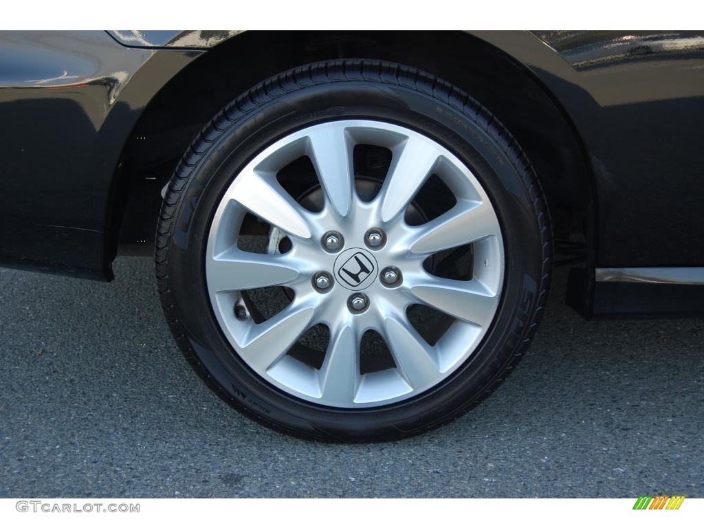 2007 Accord EX V6 Coupe - Nighthawk Black Pearl / Black photo #25