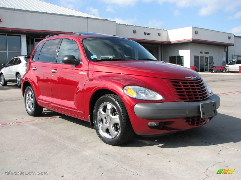 2001 PT Cruiser Limited - Inferno Red Pearl / Taupe/Pearl Beige photo #1