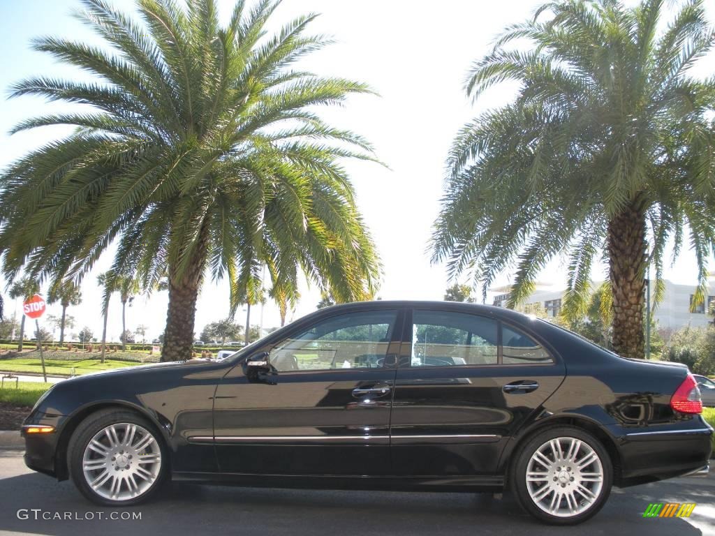 Black Mercedes-Benz E