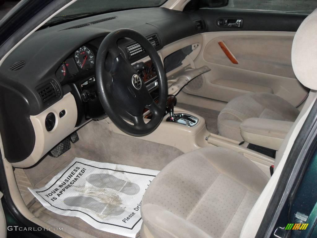 1999 Passat GLS V6 Sedan - Royal Green Pearl / Beige photo #9