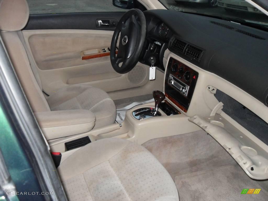 1999 Passat GLS V6 Sedan - Royal Green Pearl / Beige photo #10