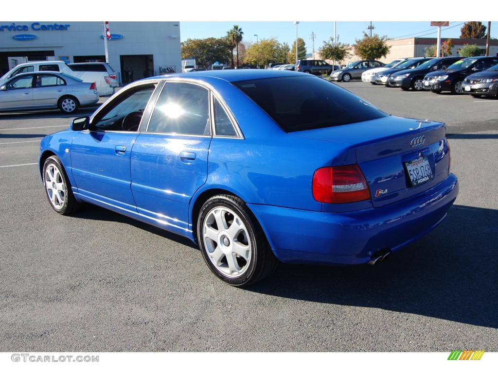 2000 S4 2.7T quattro Sedan - Nogaro Blue Pearl Effect / Onyx/Blue photo #5