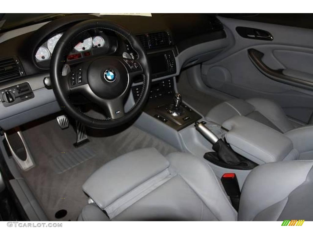 2006 M3 Coupe - Silver Grey Metallic / Grey photo #15