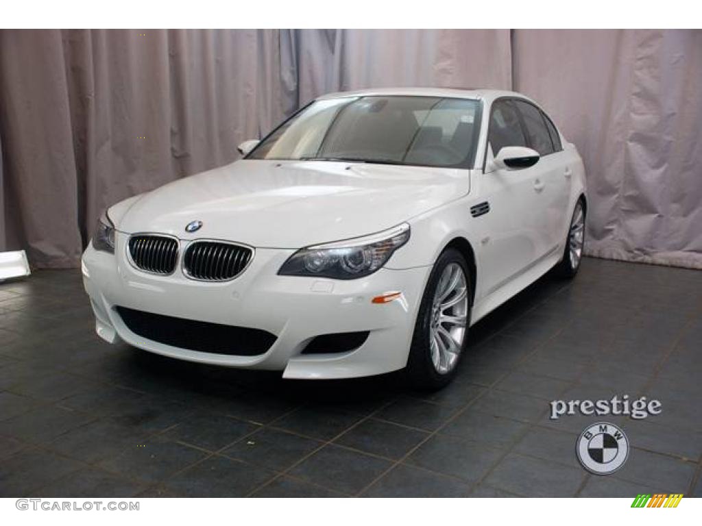 2008 M5 Sedan - Alpine White / Black photo #1