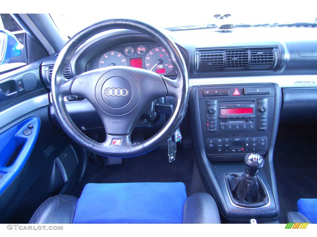 2000 S4 2.7T quattro Sedan - Nogaro Blue Pearl Effect / Onyx/Blue photo #12