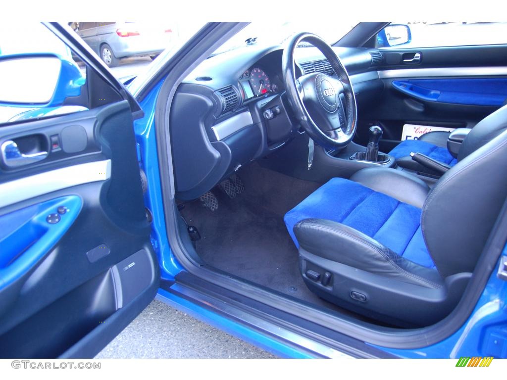 2000 S4 2.7T quattro Sedan - Nogaro Blue Pearl Effect / Onyx/Blue photo #16