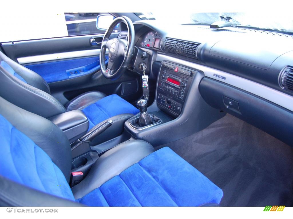 2000 S4 2.7T quattro Sedan - Nogaro Blue Pearl Effect / Onyx/Blue photo #22
