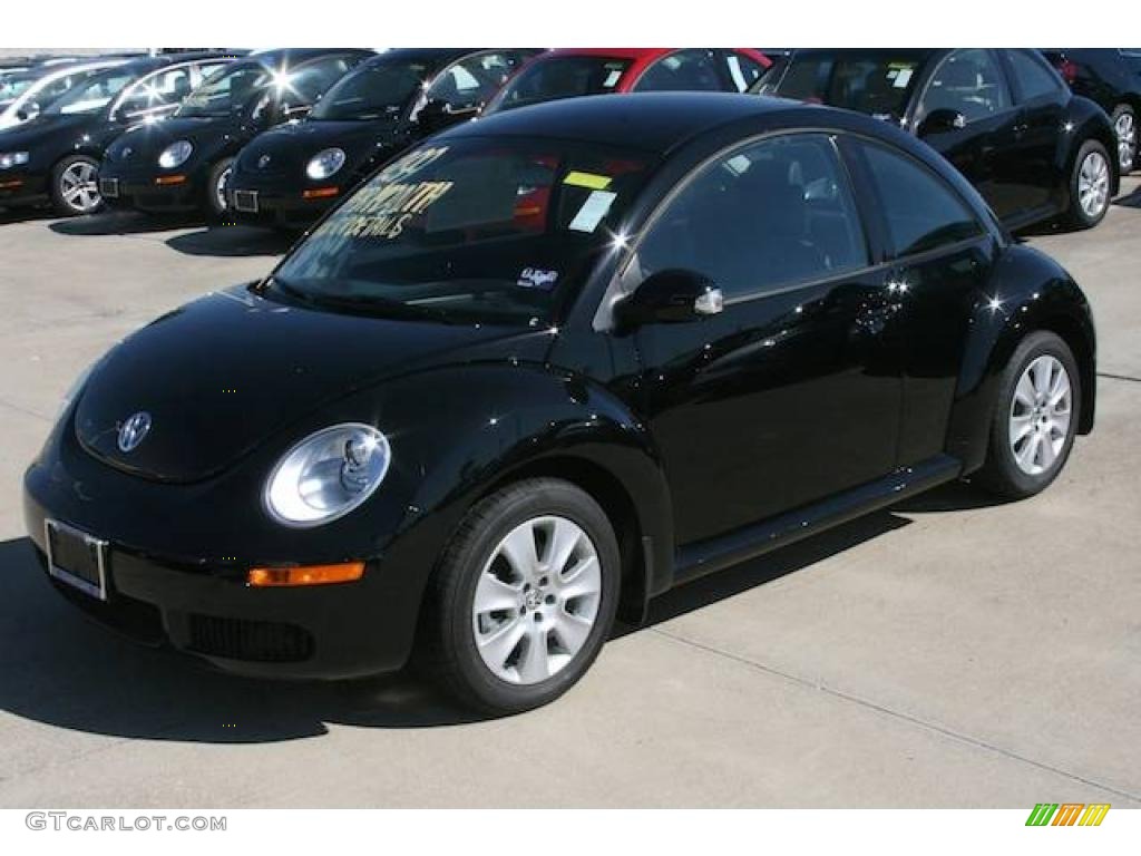 2009 New Beetle 2.5 Coupe - Black / Black photo #11