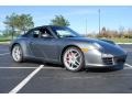 2010 Meteor Grey Metallic Porsche 911 Carrera 4S Cabriolet  photo #4