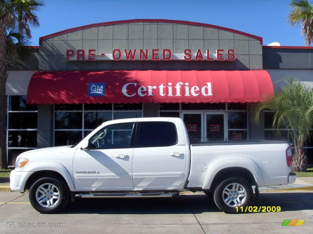 2006 Tundra Limited Double Cab - Natural White / Taupe photo #1