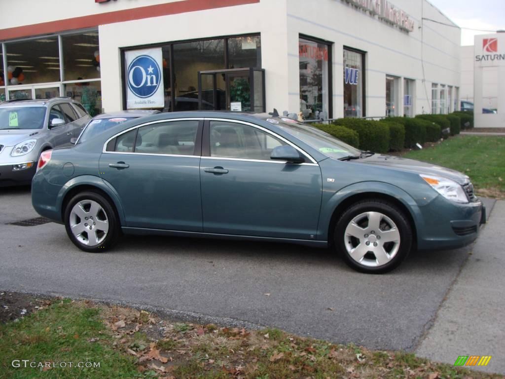 2009 Aura XE - Silver Moss / Gray photo #4