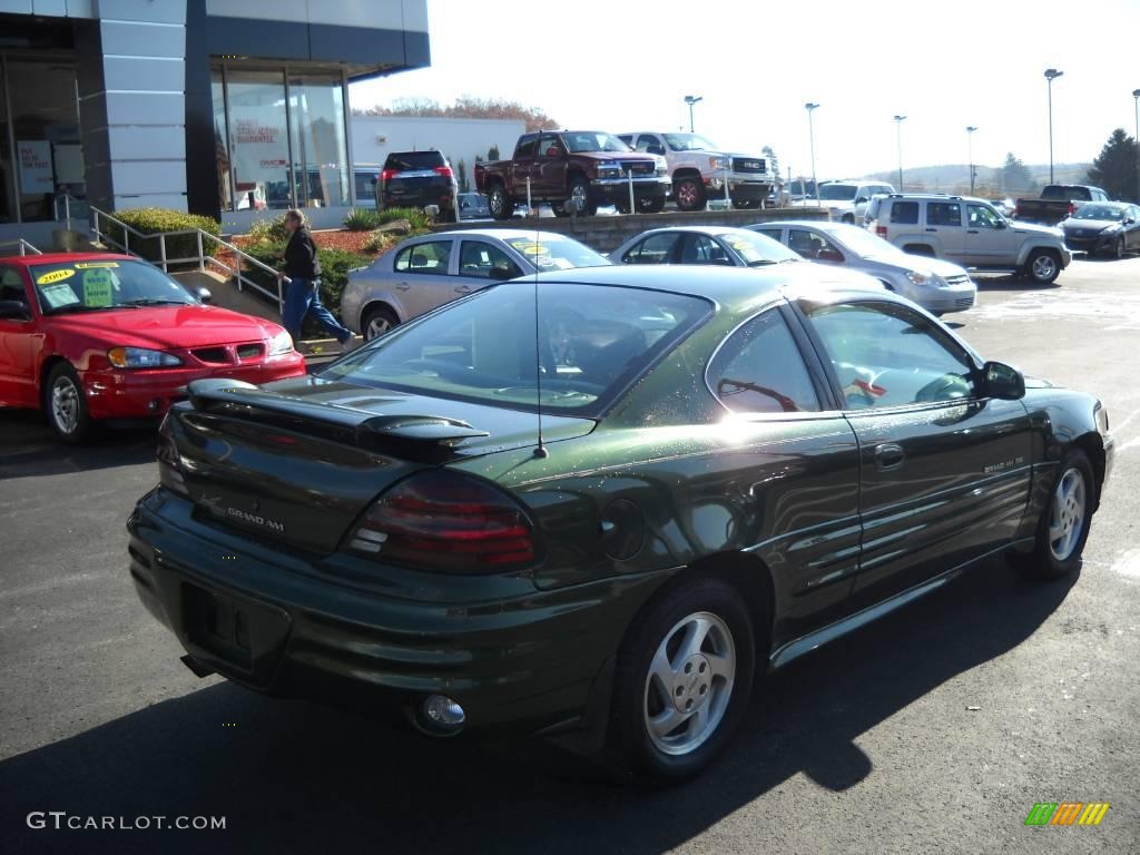 2000 Grand Am SE Coupe - Spruce Green Metallic / Dark Pewter photo #2