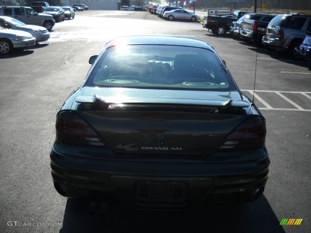 2000 Grand Am SE Coupe - Spruce Green Metallic / Dark Pewter photo #3