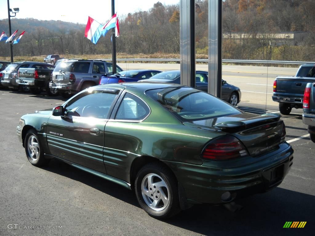 2000 Grand Am SE Coupe - Spruce Green Metallic / Dark Pewter photo #4