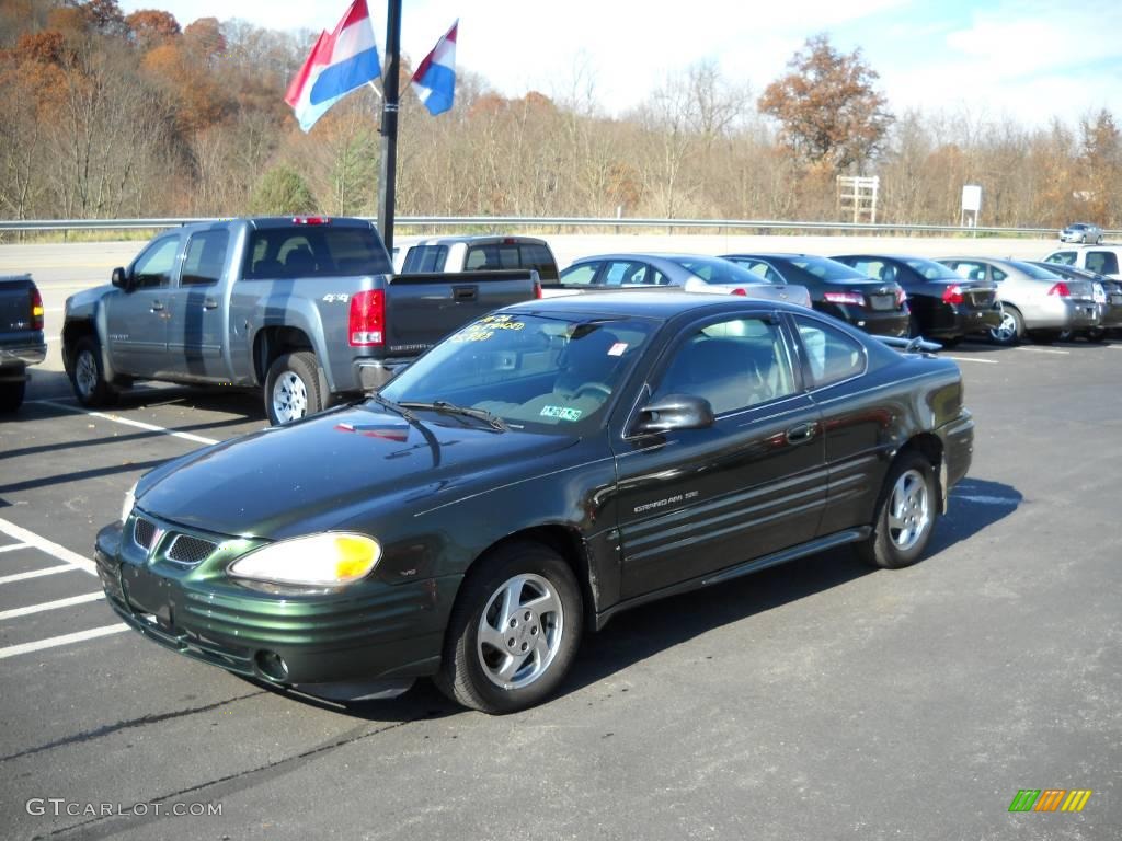 2000 Grand Am SE Coupe - Spruce Green Metallic / Dark Pewter photo #13