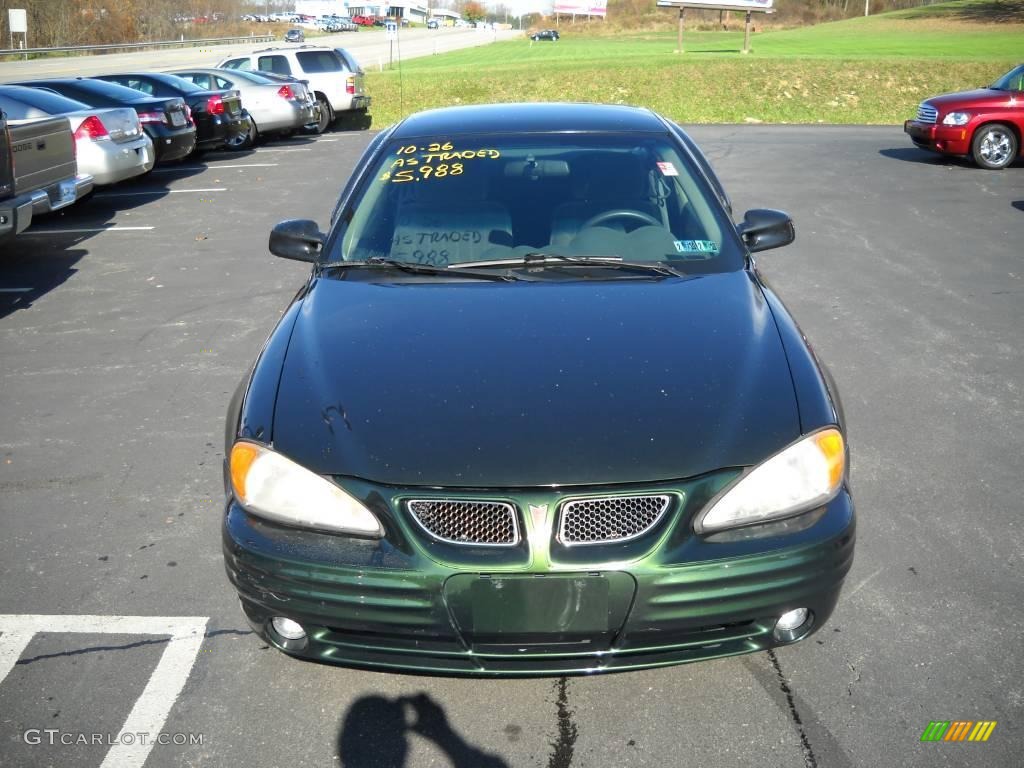2000 Grand Am SE Coupe - Spruce Green Metallic / Dark Pewter photo #14