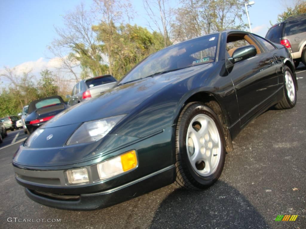 1994 300ZX Coupe - Black Emerald Pearl Metallic / Beige photo #2
