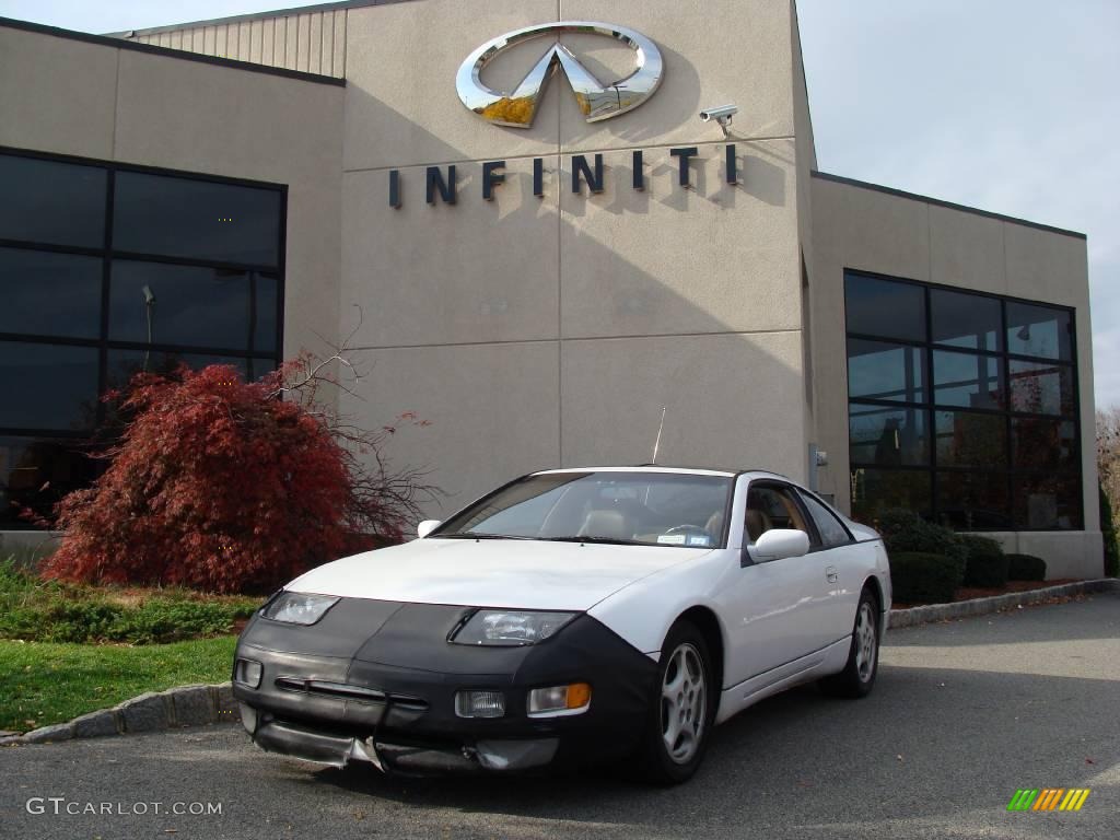 1995 300ZX Coupe - Artic White Pearl Metallic / Beige photo #1