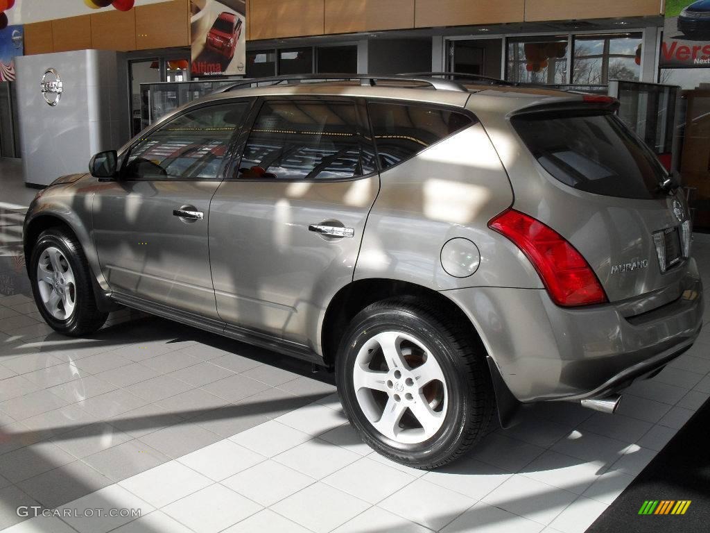 2004 Murano SL AWD - Polished Pewter Metallic / Charcoal photo #2