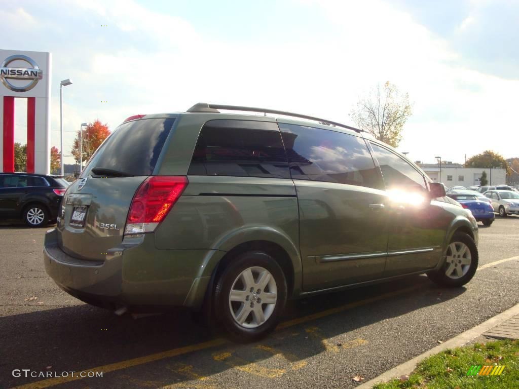 2005 Quest 3.5 SL - Jade Green Metallic / Gray photo #10