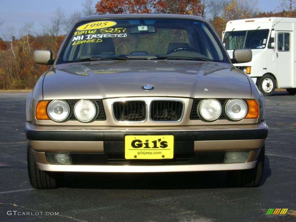 1995 5 Series 525i Sedan - Cashmere Beige Metallic / Beige photo #2