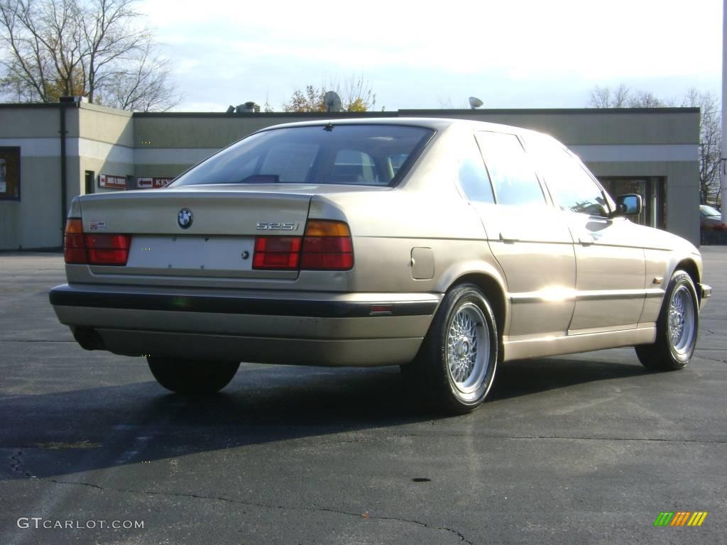 1995 5 Series 525i Sedan - Cashmere Beige Metallic / Beige photo #7
