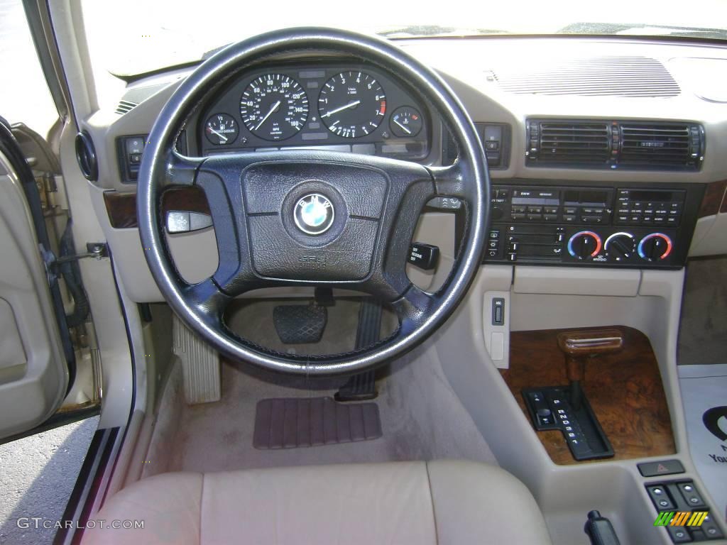1995 5 Series 525i Sedan - Cashmere Beige Metallic / Beige photo #13
