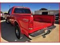 2000 Red Ford F250 Super Duty XLT Crew Cab 4x4  photo #3