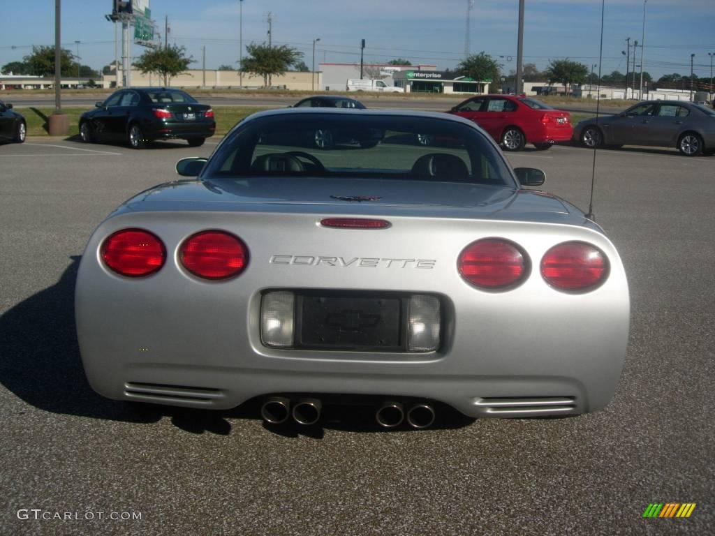 2002 Corvette Z06 - Quicksilver Metallic / Black photo #8