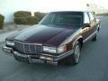 1992 Dark Garnet Red Metallic Cadillac DeVille Sedan  photo #3